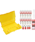 Lockout Tagout Station Kit With Tamper Proof Cover And Industrial Grade ABS Nylon Construction Durable Padlocks For Factory Safety Compliance And Easy Access