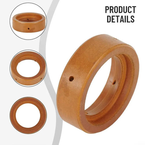 Image of Plasma Cutter Electrode Tips Cups Consumables Kit For 95136 Plasma Cutting Machine Replacement Parts Swirl Ring