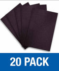 Silicon Carbide 12x18 Floor Sanding Sheets 60 Grit 20 Pack For Hardwood And Concrete Buffers Heavy Duty Paper