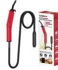 Leshein USB rechargeable fuel transfer pump, red handheld siphon with black hose and nozzle, box included