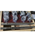 E Keyway Broach Set 16 Pieces High Speed Steel HSS Broaching Tools for CNC Machines with bushings and shims in wooden box