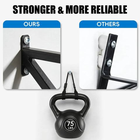 Comparison of self drilling drywall anchors with screws kit 120 pieces heavy duty mounting set holding 75 lbs vs others.
