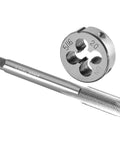 Pro Grade 5/16-20 UN Tap and Die Set for right hand threads, heavy duty machinist kit with 2.8 inch tap and 0.98 inch die OD