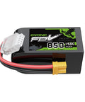 14.8V 150C 850mAh 4S LiPo Battery with XT30 plug for RC cars, drones, and boats, high-drain power