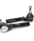 Two Piece Front Outer Tie Rod End Set Fits 2004 2012 Malibu Plus 2005 2010 Pontiac G6 And 2007 2008 Saturn Aura Heavy Duty High Strength Steel With Solid Mount Bracket Durable Smooth Steering Easy Install Drop In Ready, pair