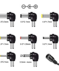 Adapter tips for Universal AC Adapter With Do It All Voltage Options 3V 4.5V 5V 6V 7.5V 9V 12V 12W 1000mA for electronics.