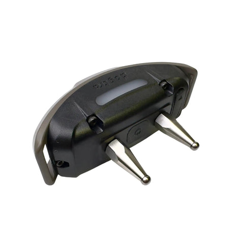 Full Titanium Contact Points Set Of 2, 1 Inch Male, collar accessory shown from side angle