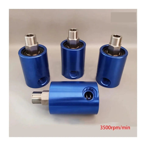 High Temp Rotary Union Swivel Joint Fittings For High Speed Industrial Lines 1 Inch Right Thread 1.6 MPa 3500 RPM Built Tough Sealed Transmission For Metallurgical Machinery Manufacturing And Power Generation Reduces Downtime, blue units