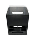 Front view of Protective Golf Simulator Case for Garmin R50 with Rugged Carbon Steel Build and Removable Acrylic Shield.