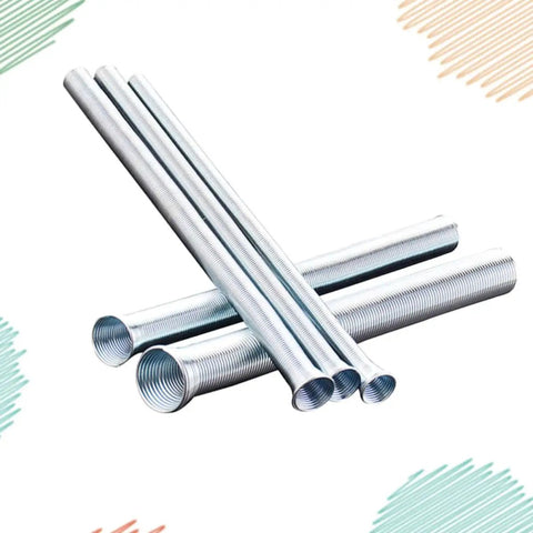 GanaZone 5 Pc Steel Coil Pipe Bender Tool Set For 6Mm 8Mm 10Mm 12Mm 16Mm Copper Tubes. Steel pipes for HVAC and plumbing.