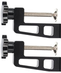 Built Tough Woodworking Fixture Clamps Aluminum Alloy Quick Release Jigs for Router Table Saw Bench 2 Pack.