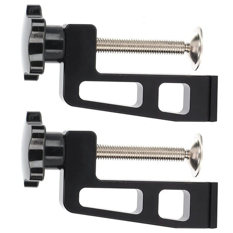 Built Tough Woodworking Fixture Clamps Aluminum Alloy Quick Release Jigs for Router Table Saw Bench 2 Pack.