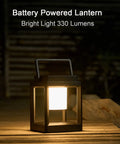 Outdoor Solar Lanterns Waterproof Hanging Lamps Portable Rechargeable LED Nightstand Table Lamp For Garden Patio Yard Lawn And Tabletop, Warm White Eye Caring Light
