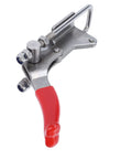 Heavy Duty Stainless Steel Toggle Latch Clamp With Adjustable Design And A劲 Solid 496lb Holding Force Makes It Perfect For Secure Storage, Heavy Equipment, Or DIY Projects That Need A Reliable Locking Mechanism. stainless steel toggle latch with red handle