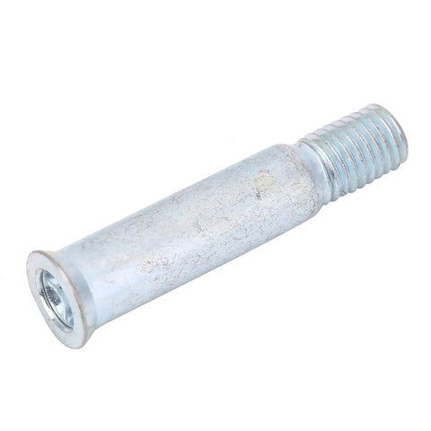 Close-up of a single steel axle from the Beefy Steel Inline Skate Axles Kit, 15 Pcs, 35mm Total Length, visible threading and head detail.