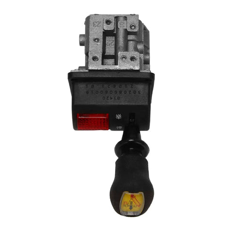 Cab Mounted Proportional Control Valves With PTO Switch for heavy duty dump tipper hydraulic system featuring remote control handle.