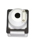 Direct Fit 30 Amp RV Power Inlet Twist Lock L5 30P Replacement with Stainless Steel Pins, weatherproof cover visible