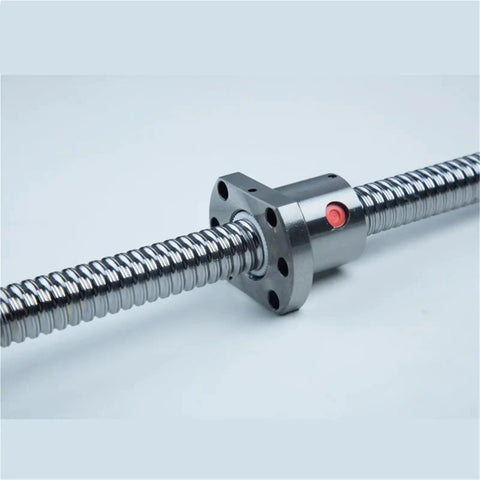 High Speed Ball Screw With End Machining 1620 Pitch Ball Nut For CNC Machines 500mm Length C7 Accuracy Built Tough With Heat Treated Steel