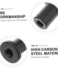 Close-up of Set Of 5 Barn Door Spacer Hardware Track Connectors, highlighting fine workmanship and high-carbon steel material.