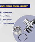 Rear Wheel Bearing And Hub Assembly 521000 Fit Ford Explorer 2002 To 2010, Explorer Sport Trac, 5 lug bolt pattern shown