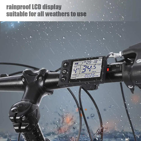 All Weather Brushless Speed Controller With LCD Display For Electric Mountain Scooter 24V 36V 250W 350W Kit Delivers Precise Throttle Response And Quiet Operation And Reliable Braking And Direction Control