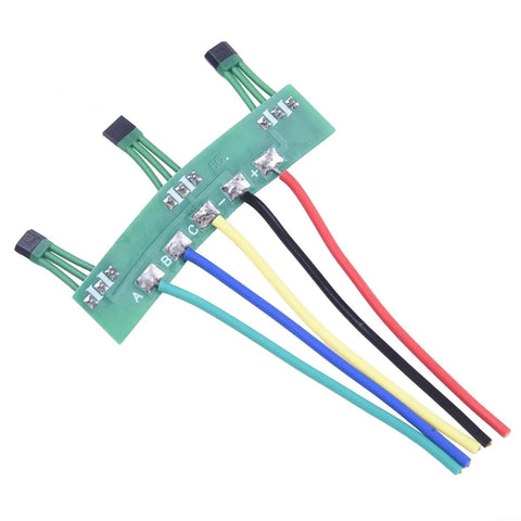 Electric Bike Hall Sensor PCB 120 Degree 413F Sine Wave Motor Controller Board With Cable For 3 Wheel E Bike Scooter Replacement Part Green