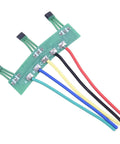 Electric Bike Hall Sensor PCB 120 Degree 413F Sine Wave Motor Controller Board With Cable For 3 Wheel E Bike Scooter Replacement Part Green