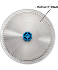 Pro Grade Saw Blade Cleaning Kit For Circular Table And Miter Saws 6 1/4 To 12 Inches holder for blade with blue center