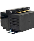 Beefed-Up 12V 500A Winch Solenoid Contactor Relay For 8000-17000Lbs ATV UTV Boat 4X4 SUV Truck Ready To Roll With Warn A2000 And Badlands 12000 3-Wire Motors 12V DC M8 Studs Heavy-Duty Power Control black 3-wire winch relay with M8 studs