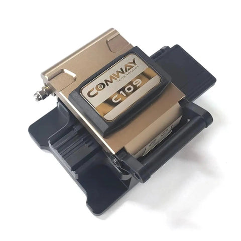 RKVKHFJ C109 Fiber Cleaver Precision Cutting Tool For C6 C8 C9 Fusion Splicers, compact design with sharp blade for fiber cutting.