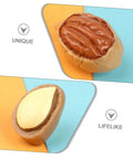 Close-up of 20 Pcs Resin Mini Food Toys Nuts Set For Dollhouse DIY Crafts showcasing realistic nut designs in assorted colors