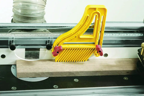Featherboard for router tables table saws and fences medium delivers consistent tension and maximum holding power with dual sliding