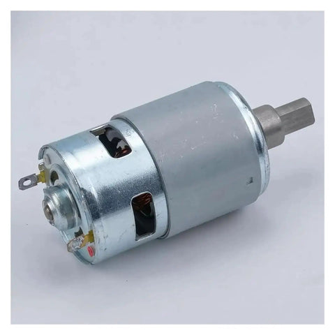 Rock Solid 775 Dc Motor 15000 Rpm High Speed Blower with compact frame for dust cleanup in workshop environments.