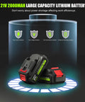 21V lithium battery for Handheld Tile Vibration Leveling Tool With 6 Speed Adjustable Settings One Touch Start LCD Display