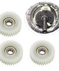 Durable Nylon 36-Tooth Gear Set 3 Pack 38mm Planetary Drive Gears For Electrical Motors And Clutch Systems, High Strength Motor Gear Accessories For RC Robots displayed with a mechanical assembly.