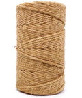 Heavy Duty Brown Jute Twine 328 Feet 2.5mm 4 Ply String For Garden DIY Crafts Gift Wrapping Mason Jars Wedding Decor And Packaging