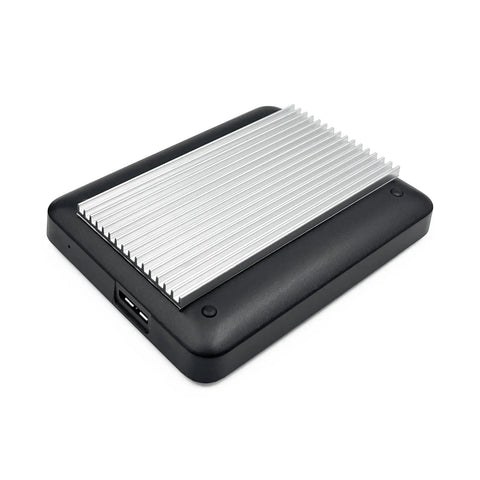 Dope Ultra Slim Aluminum Heatsink Kit 100x50x4mm with USB port on edge, for passive cooling in 3D printers and electronics