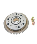 Starter Clutch Assembly For CG125 CG150 CG200 No Fuss Install Smooth Shifting Sliding Clutch Spare Parts Durable Quality For Your Ride Premium Durable Performance For Daily Riding And Longevity, with bolts