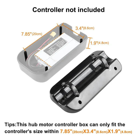 Beefy E Bike Controller Case Large Size 9.84 x 4.25 x 2.9 Inches Weatherproof Dustproof Easy Install Kit for Electric Bike Controller Box and Scooter Controller Case Conversion Part