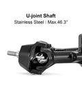 3mm Planet Axles With Brass Steering Knuckles For 1/30 Scale Axial SCX30 RC Crawler Upgrade Kit, U-joint shaft detail