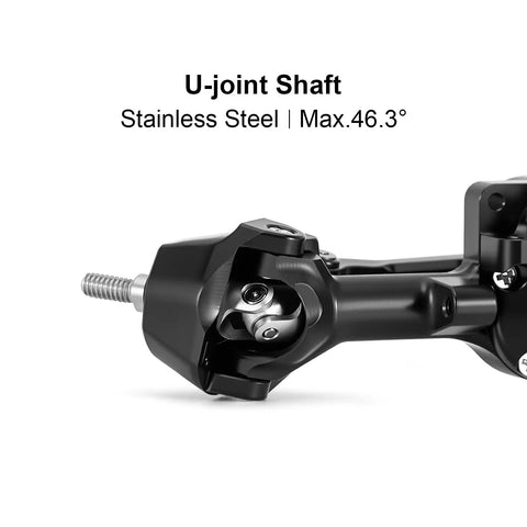 3mm Planet Axles With Brass Steering Knuckles For 1/30 Scale Axial SCX30 RC Crawler Upgrade Kit, U-joint shaft detail