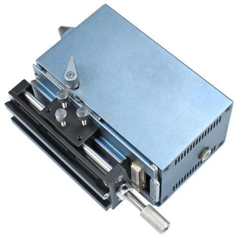 Z Axis Height Adjuster Lift Kit For XT D1 Pro Laser Engraver with precise focus control bracket, metal construction, side view.
