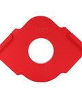 Heavy Duty Aluminum Router Template Jig And Precision Radius Corner Locator With Half Fillet Measuring Set Spanning R10 Through R35 Sizes, R20 template