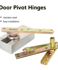 Image of Invisible Door Pivot Hinge System For Hidden Bookcase Doors On Wood Doors And Secret Doors With Heavy Duty 660 Lb Capacity