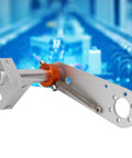 Sturdy Encoder Mounting Bracket For 38mm Sensor Dia With 6mm Shaft Alloy Support Clamp For Precision Industrial Gear And Machinery Setup, showing aluminum alloy design.