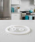 Ice Cream Maker Seal Ring Kit Replacement Gaskets And Valve Stem Parts For Cone Machines O And H Shaped Silicone Gaskets on counter