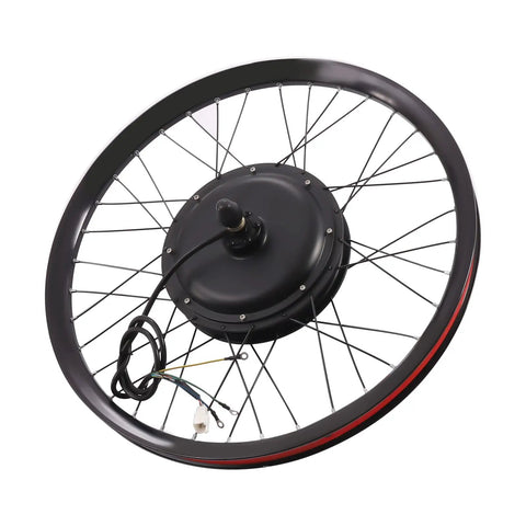 27.5 Inch Electric Bike Motor Conversion Kit With Beefy 72V 2000W Rear Wheel Brushless Motor, wheel view