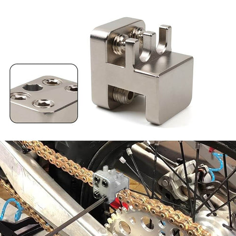 Master Link Press Tool For 520 525 530 Motorcycle Chains Beefy Steel Alignment Tool for installation on bike chain
