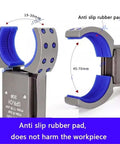 Gripper Arm Clamp With Sensor Switch And Anti Slip Pad For Bottle Preforms In Circular Automation Fixtures Pneumatic Accessory