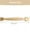 Six Pack Decorative Brass Cabinet Pull Handles Set For Kitchen Drawers And Cupboards, Metal Door Handles with dimensions